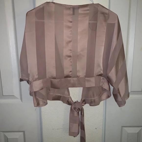 Contemporary forever 21 pink tie around top - Picture 2 of 4